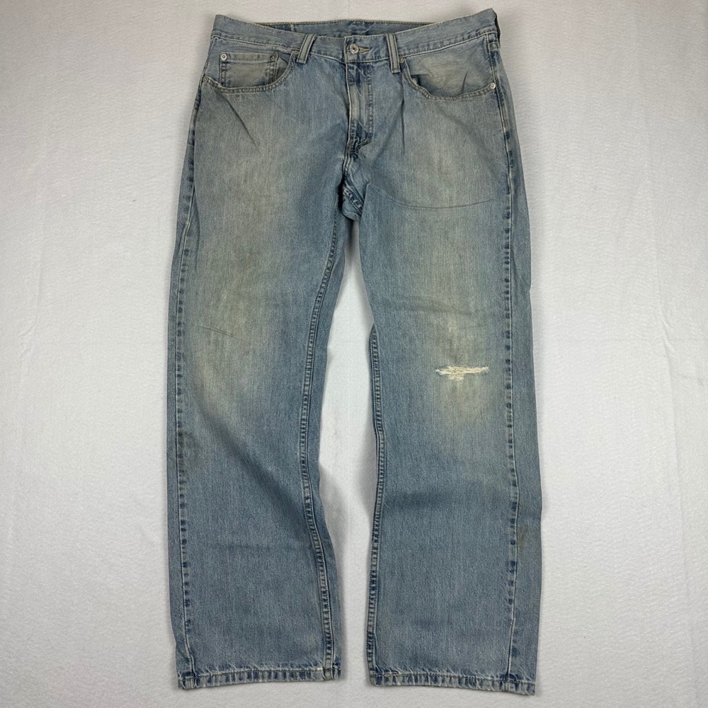 Levis 559‎ Relaxed Straight Jeans Size 34x30 Light Wash